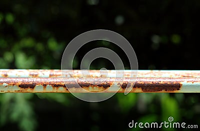 Rusty weathering steel Stock Photo