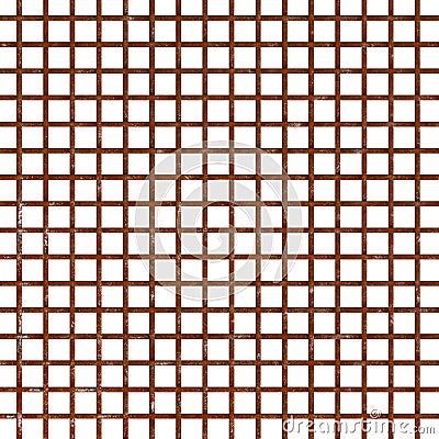 Rust wire mesh pattern isolated Stock Photo