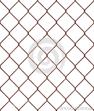 Rusty wire mesh seamless pattern Stock Photo