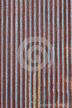Rusty zinc metal plate Stock Photo