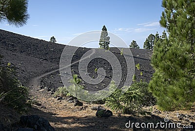 Ruta de los Volcanes, La Palma Stock Photo