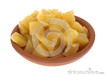 Rutabagas in a small bowl Stock Photo