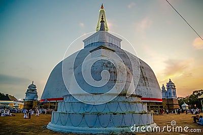 Ruwanwelisaya, Anuradhapura - Sri Lanka Editorial Stock Photo