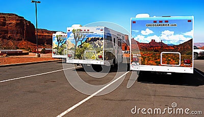 RV Cruise America, Monument Valley, Arizona Editorial Stock Photo