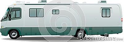 Rv vector camper Stock Photo