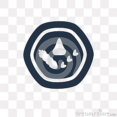 Rwandan Franc vector icon isolated on transparent background, Rwandan Franc transparency concept can be used web and mobile Vector Illustration