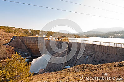 Rybniza Jezero Dam Stock Photo