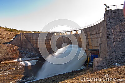 Rybniza Jezero Dam Stock Photo