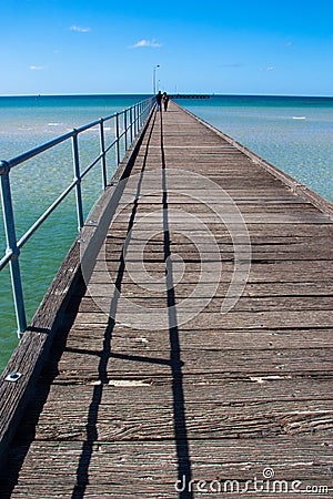 Rye Beach Pier at Mornington Peninsula, Australia Stock Photo