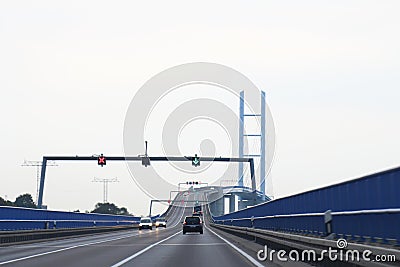 RÃ¼genbrÃ¼cke between Altefaehr and Stralsund, Germany Stock Photo