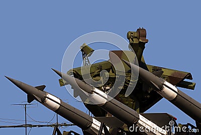 S-125M Neva-M rocket system Editorial Stock Photo