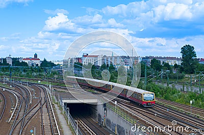 S-Bahn Stock Photo