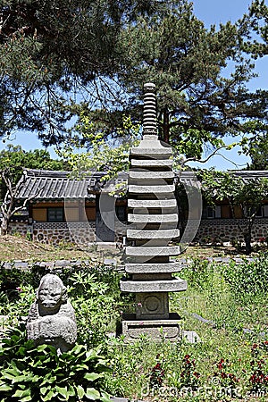 Itâ€™s a korean temple Editorial Stock Photo