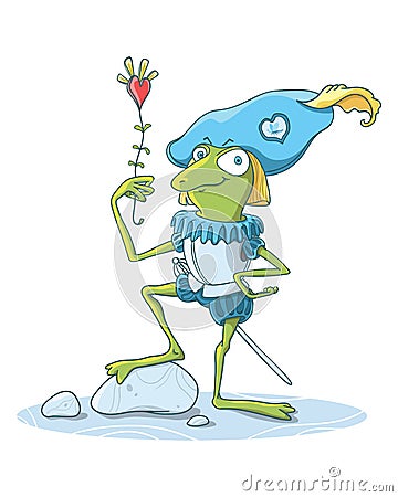 Ferdinang the prince of frogs Stock Photo