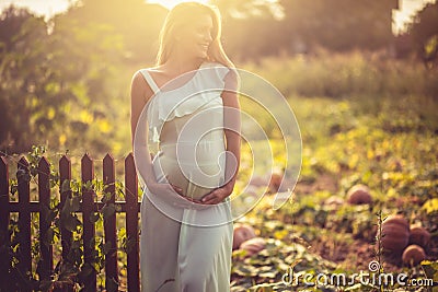 She`s counting down the days. Stock Photo