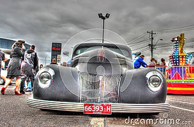 1930s Custom designed American Ford Coupe Editorial Stock Photo