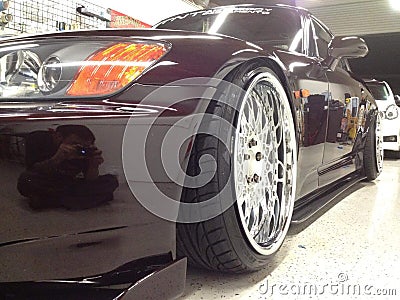 S2000 detailed by DavidL using chemical guys products Editorial Stock Photo