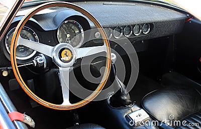 1950s ferrari interior gauges Editorial Stock Photo