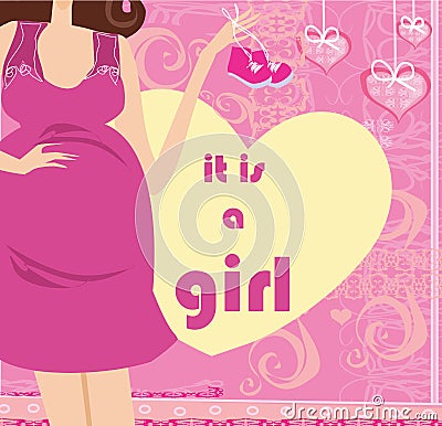 It`s A Girl! Stock Photo