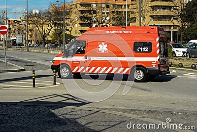 S.Joao hospital entrance Porto Portugal Editorial Stock Photo