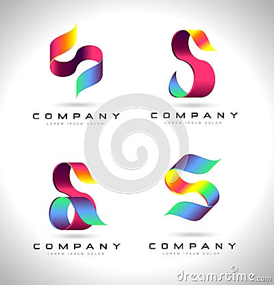 S Letter Logo Design Stock Photo