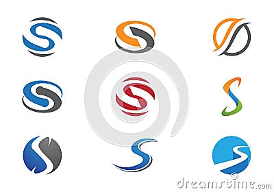 S Letter and S logo Vector Illustration