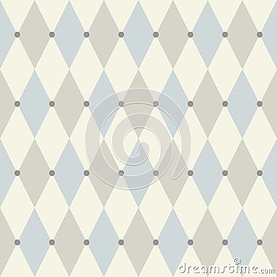 Retro Atomic 1950s Mid Century Vintage Seamless Background Vector Illustration