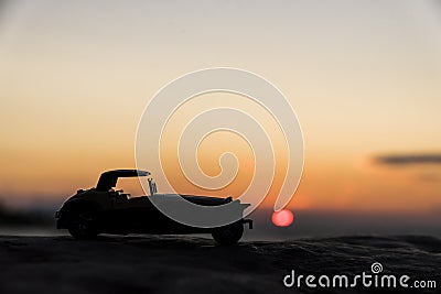 1900s Old toy car Editorial Stock Photo