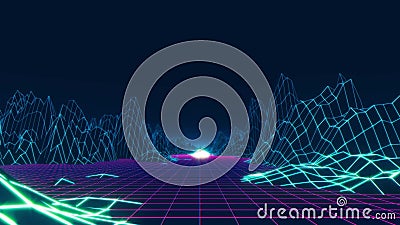 Retro Neon 80s Background Stock Footage Videos 1 545 Stock Videos