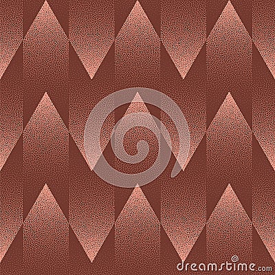 1950s 1960s 1970s Retro Style Seamless Pattern Trend Vector Brown Abstraction Vector Illustration