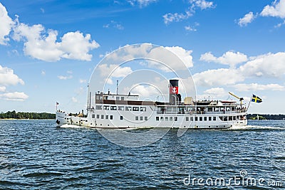 S/S Stockholm Passenger steamship Editorial Stock Photo