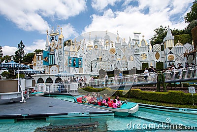 It's a Small World ride at Disneyland, California Editorial Stock Photo