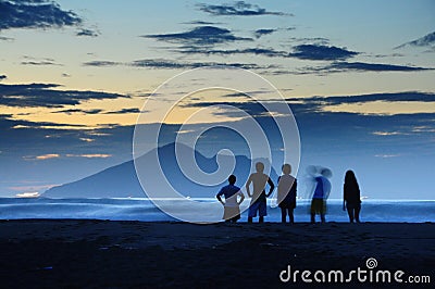 It's sunrise at Ilan , Taiwan.And sunrise is very beautiful. Stock Photo