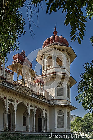 1900s Victoria Museum now Saraswati Bhawan The Oldest Public Librarie in Gulab Bagh , Udaipur , Rajasthan Editorial Stock Photo