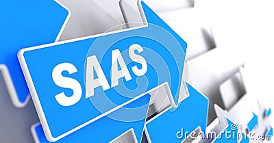 SAAS. Information Technology Concept. Stock Photo