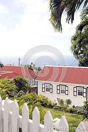 Saba Dutch Netherlands Antilles Stock Photo