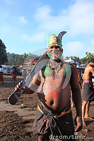 Sabarimala pilgrimage Editorial Stock Photo