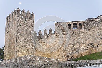 Sabiote village castle, Jaen, Spain Stock Photo