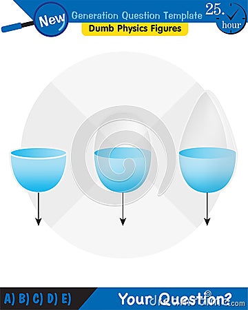 Physics, pressure and lifting force, pressure of stagnant waters, Stock Photo