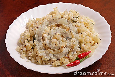 Indian Food for Fasting Days Stock Photo