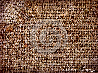 Sack Texture Stock Photo