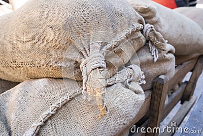 Sacks Stock Photo