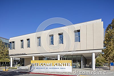 SACRAMENTO CA, USA NOV 13, 2016: UC Davis Welcome Center. Editorial Stock Photo