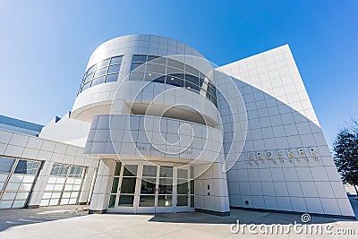 Exterior view of the famous Crocker Art Museum Stock Photo