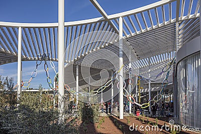 SACRAMENTO, USA NOV 13th 2016; Shrem Museum of Art at the Campus of UC Davis. Editorial Stock Photo