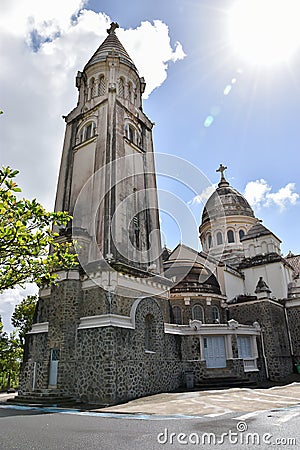 Sacre Coeur de Balata, Martinique, Fort-de-France. Stock Photo