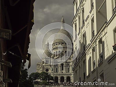 Sacre Couer in Montmarte Stock Photo