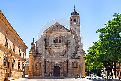 The Sacred Chapel of El Salvador Sacra Capilla del Salvador in the Plaza de Vazquez de Molina, Ubeda, Jaen Province, Andalusia, Stock Photo