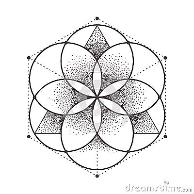 Sacred Geometry Vector Illustration