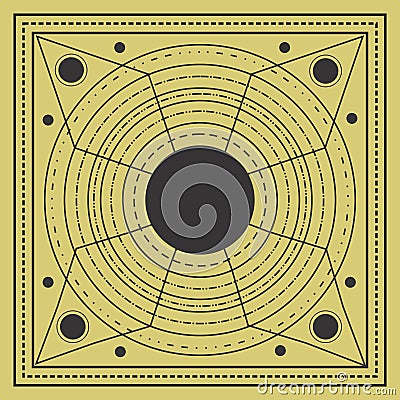 sacred geometry design Vector Illustration